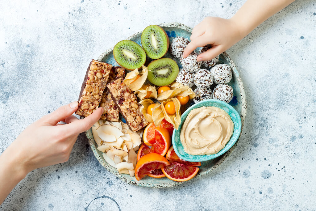 How can I make snacks healthier